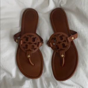 Tory Burch Miller Sandals Vintage Vachetta (SZ 10)